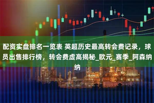 配资实盘排名一览表 英超历史最高转会费记录，球员出售排行榜，转会费虚高揭秘_欧元_赛季_阿森纳